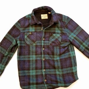 Plaid Button-Up Jacket